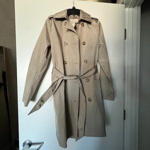 ALLSAINTS Truman Trench Coat in Oyster